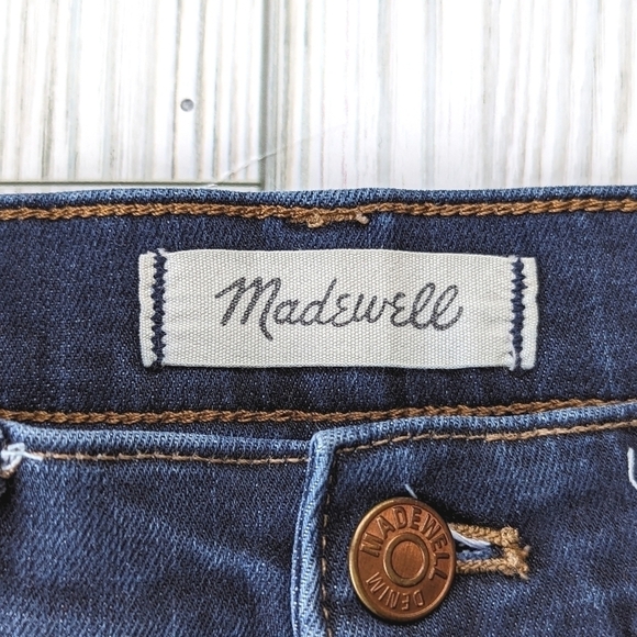 Madewell 9in High Rise Skinny Jeans in Larkspur Wash Tencel Edition Size 28 - Picture 5 of 11